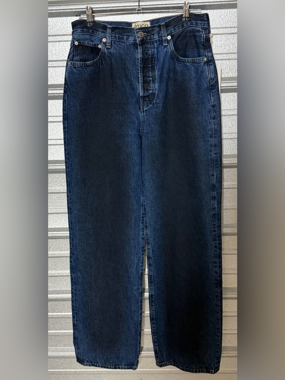 Etica jeans Archer high rise loose fit 28 NWT